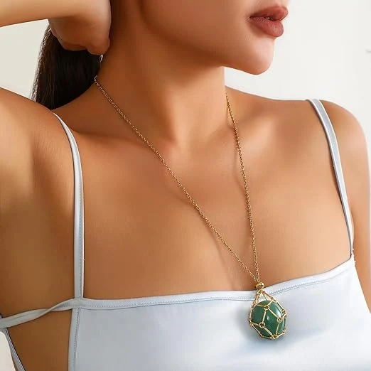 Jewelance™ - Tunable Halskæde Med Krystalstenholder Sort