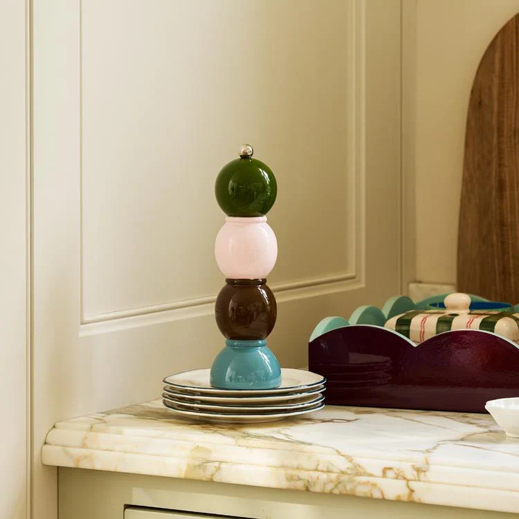 Bobbin Salt & Pepper Mill Khaki Multi