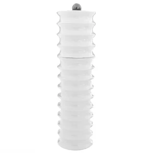 Twister Salt & Pepper Mill White