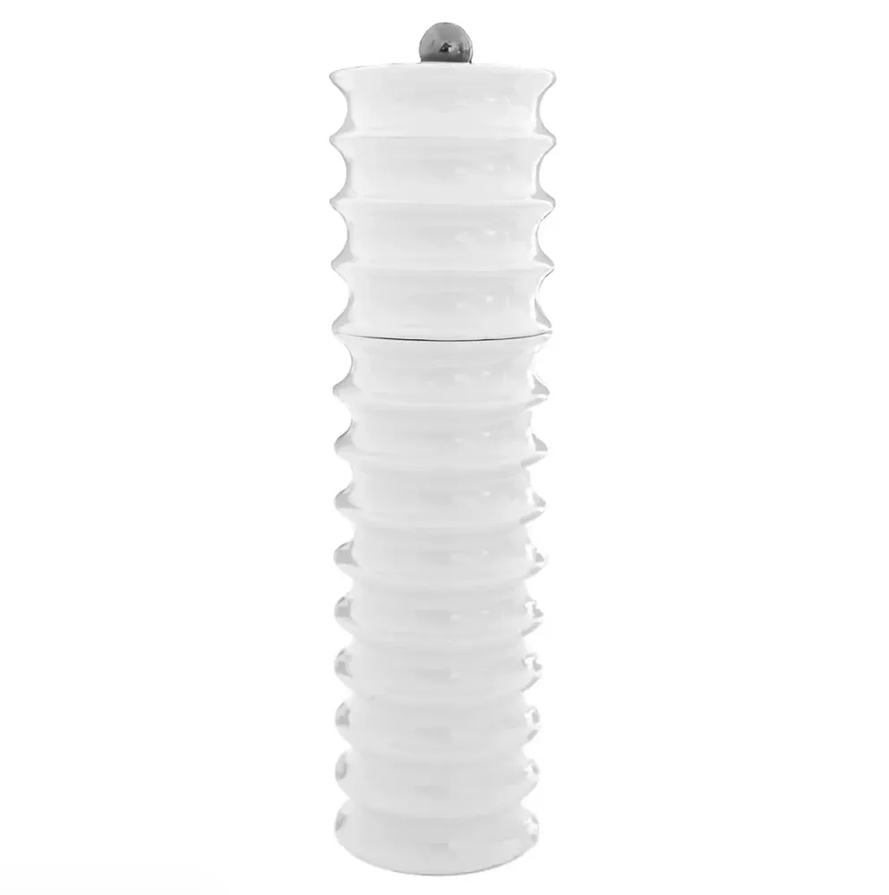 Twister Salt & Pepper Mill White