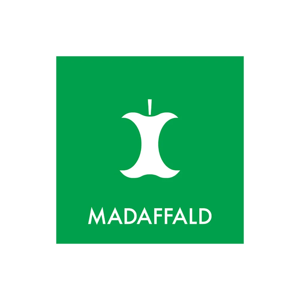 Affaldssortering "madaffald" - magnetskilt 30x30 cm.