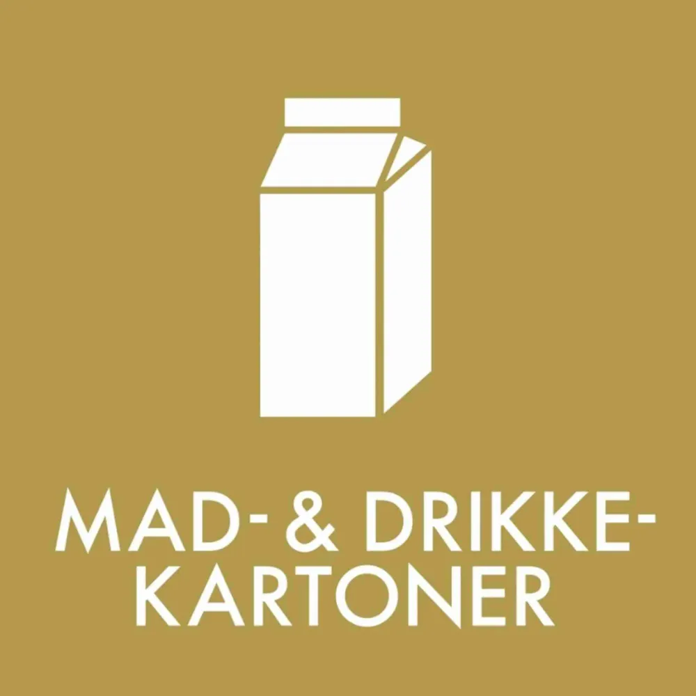 Piktogram Mad- & drikkekartoner 12x12 cm, 1 stk.