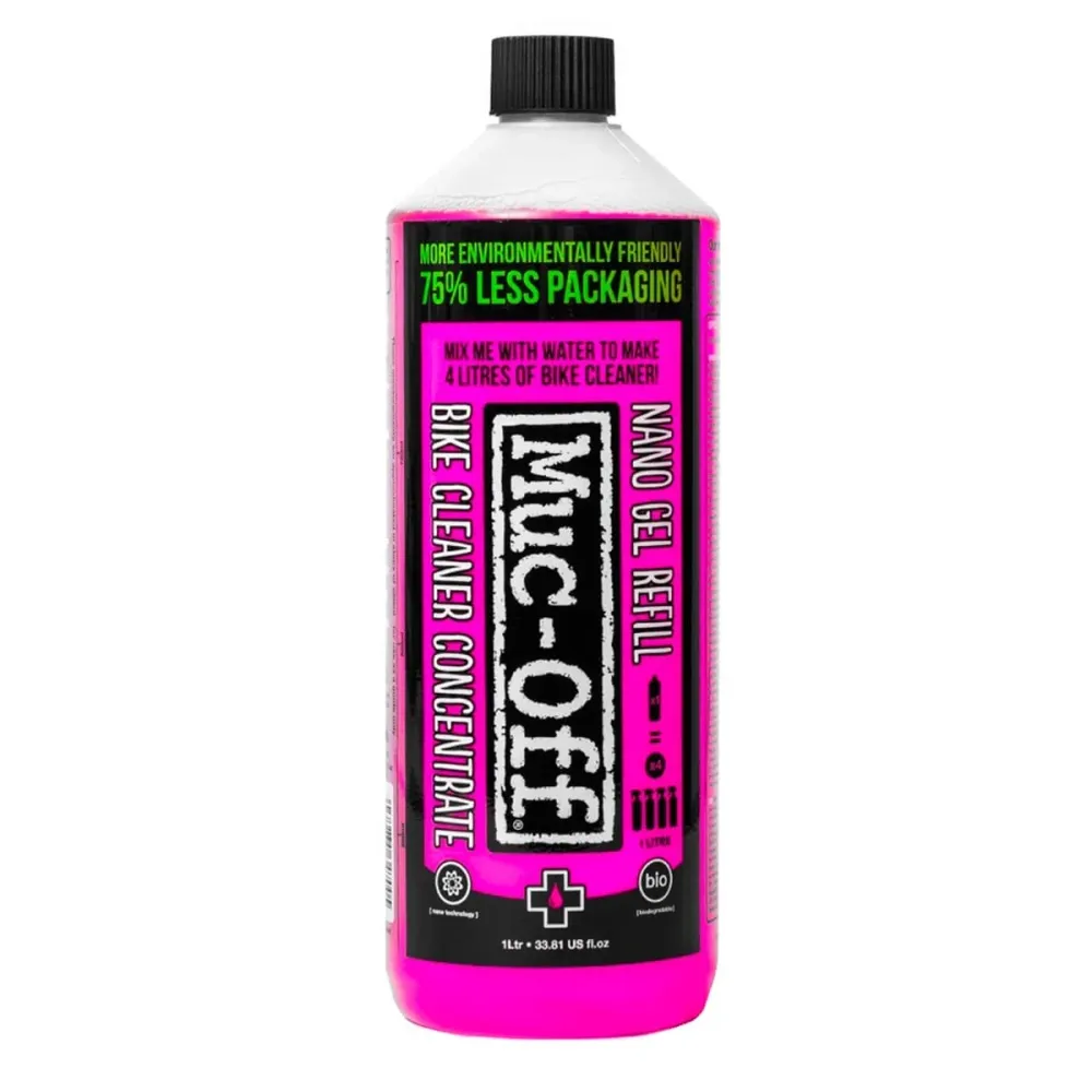 MUC-OFF NANO GEL CONCENTRATE Koncentreret cykelrens Refill (1 L til 4 L)