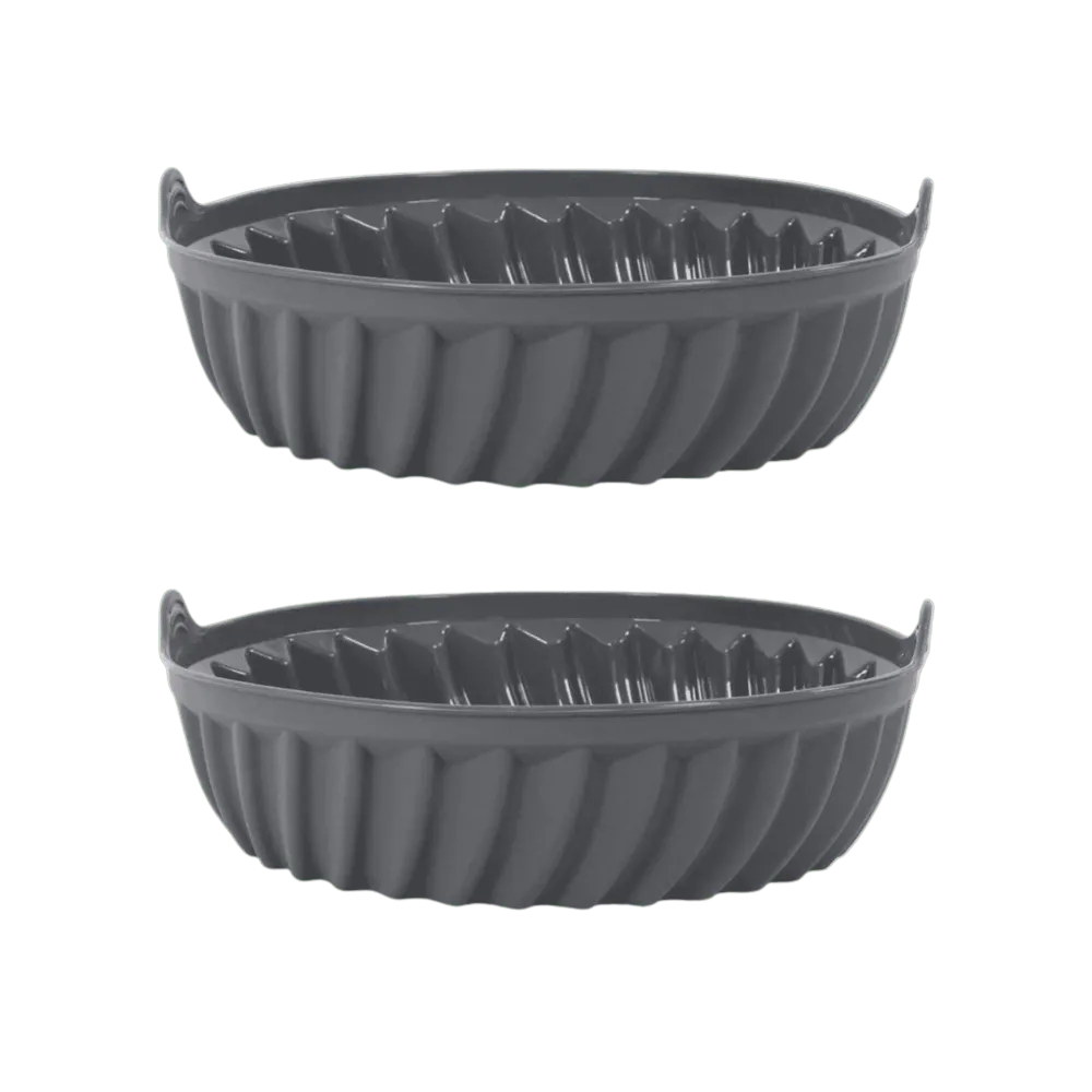 Airfryer Silikoneform, rund Ø22cm - 2 stk