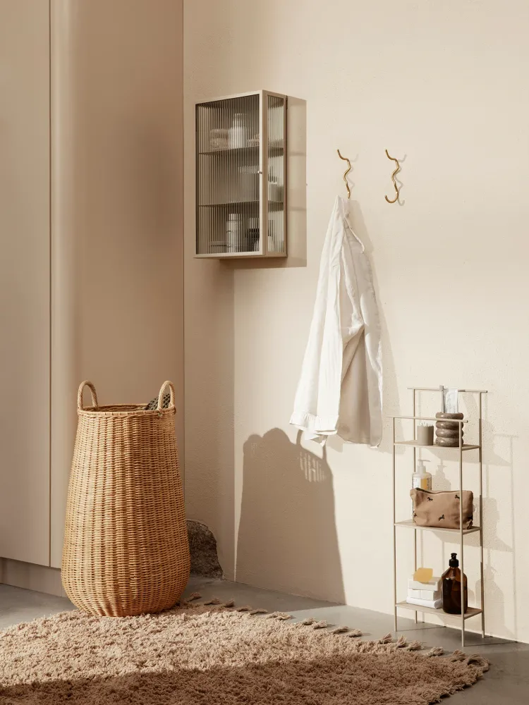 Amass Long Pile Rug - White Pepper