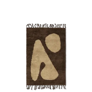 Abstract Rug - Brown/Off-white 80 Ferm Living - DK