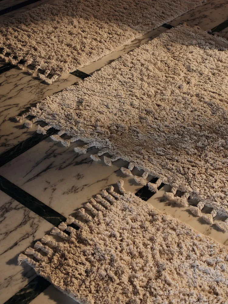 Amass Long Pile Rug - Off-White Ferm Living - DK