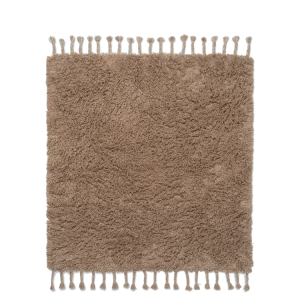 Amass Long Pile Rug - White Pepper Ferm Living - DK