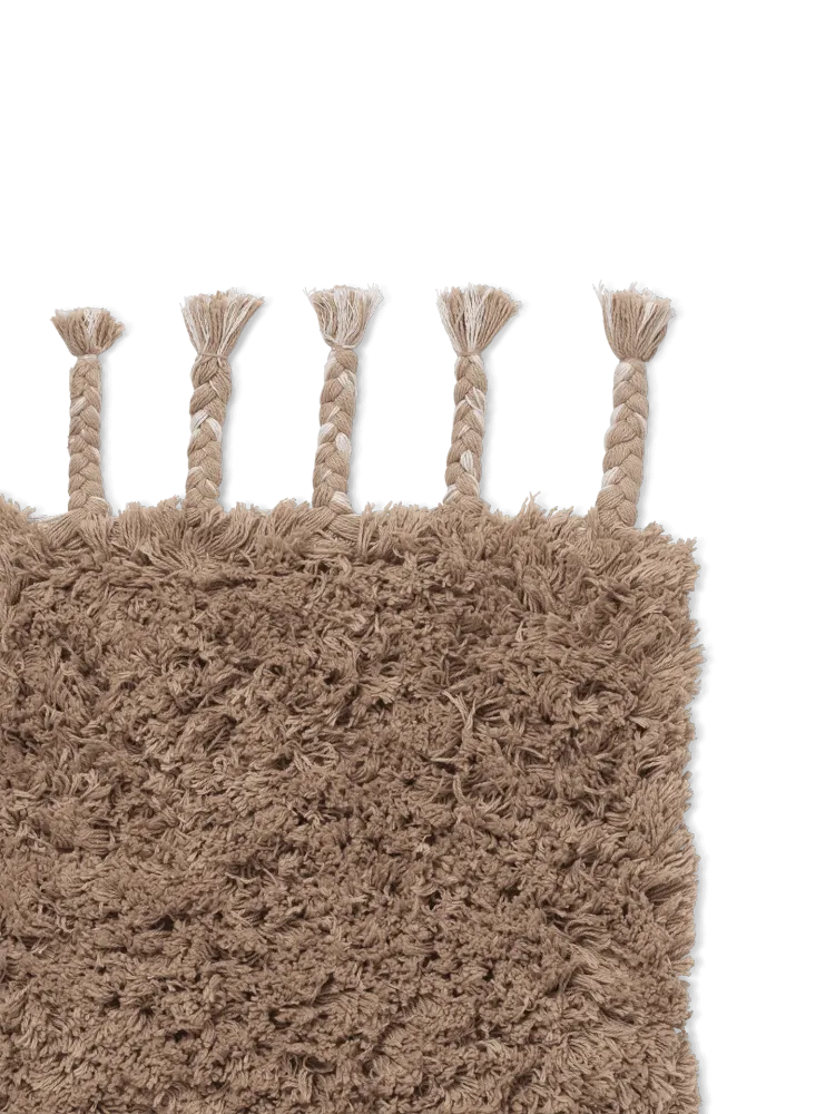 Amass Long Pile Rug - White Pepper Ferm Living - DK