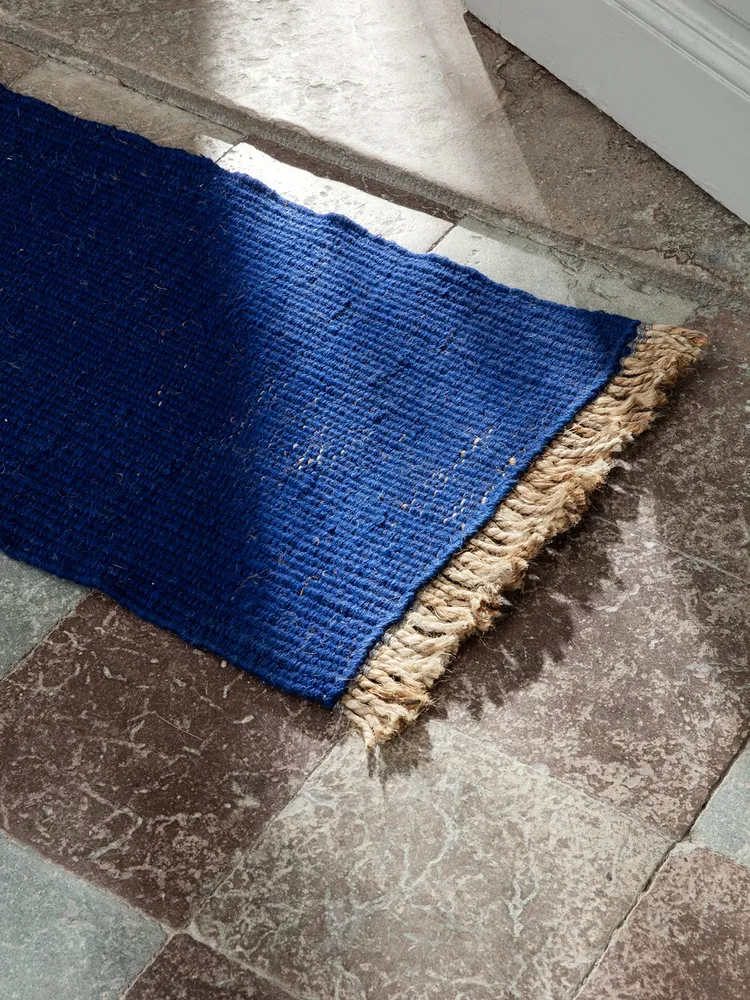 Block Mat - Bright Blue/Natural Ferm Living - DK
