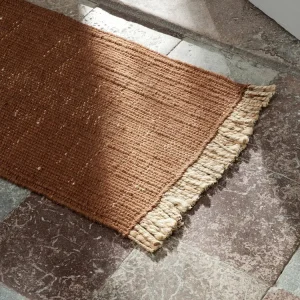 Block Mat - Dark Brick/Natural Ferm Living - DK
