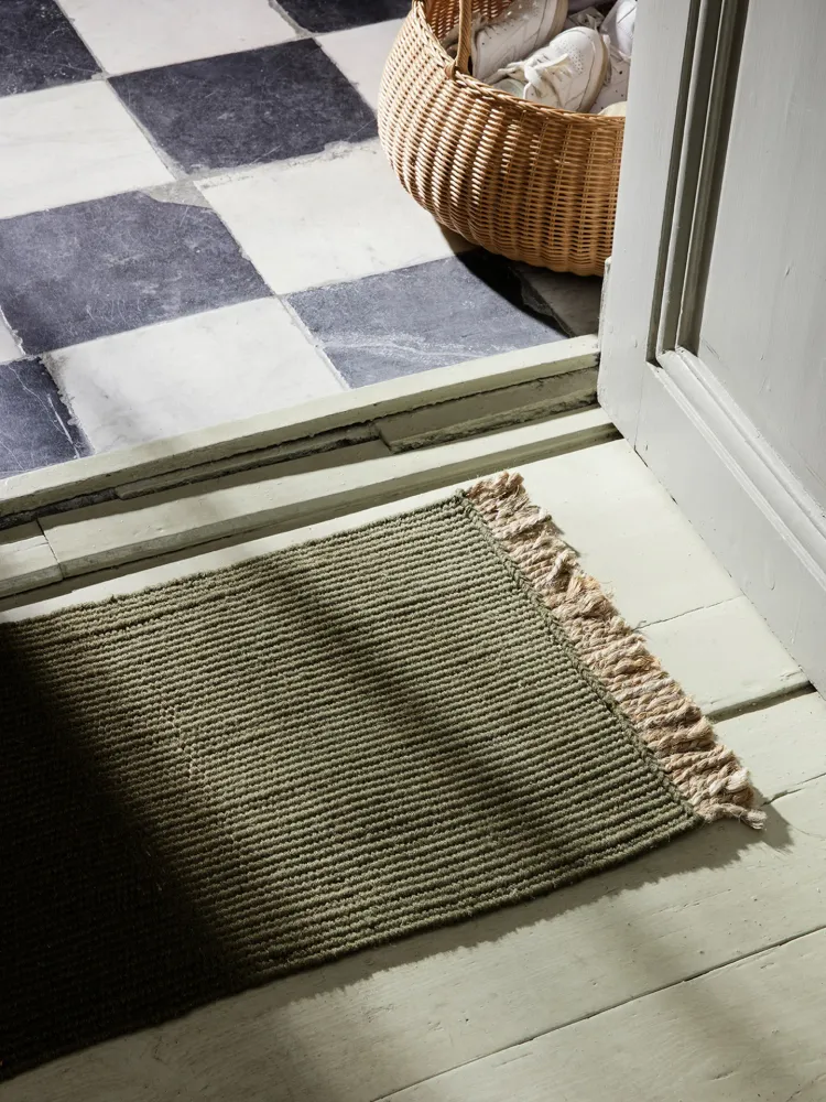 Block Mat - Olive/Natural Ferm Living - DK