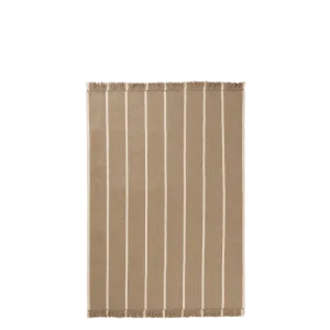 Calm Kelim Rug - Dark Sand/Off-White 140 Ferm Living - DK
