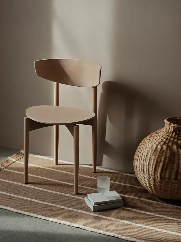 Calm Kelim Runner - Dark Sand/Off-White Ferm Living - DK