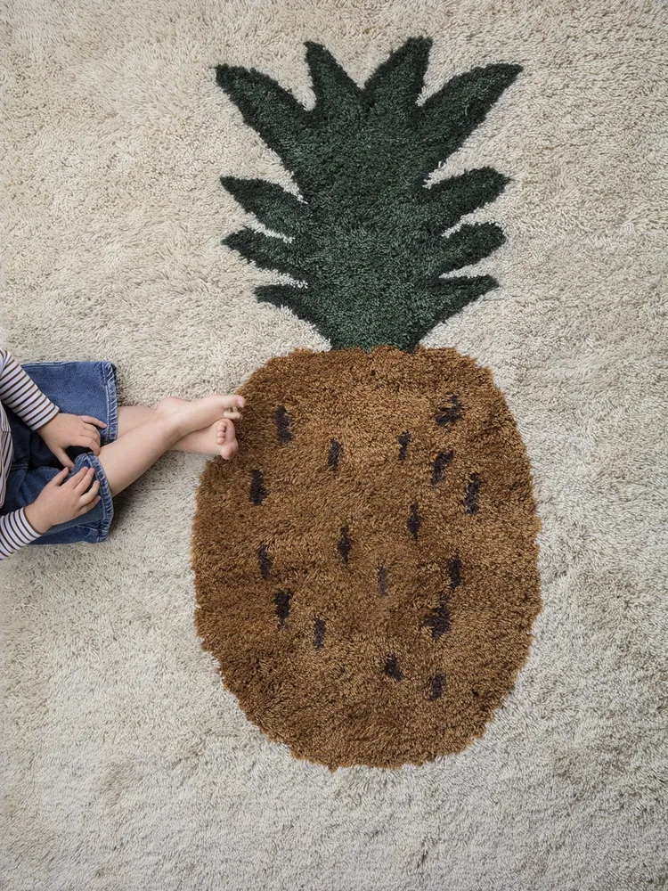 Fruiticana Tufted Pineapple Rug 120 Ferm Living - DK