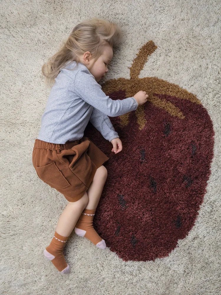 Fruiticana Tufted Strawberry Rug 120 Ferm Living - DK