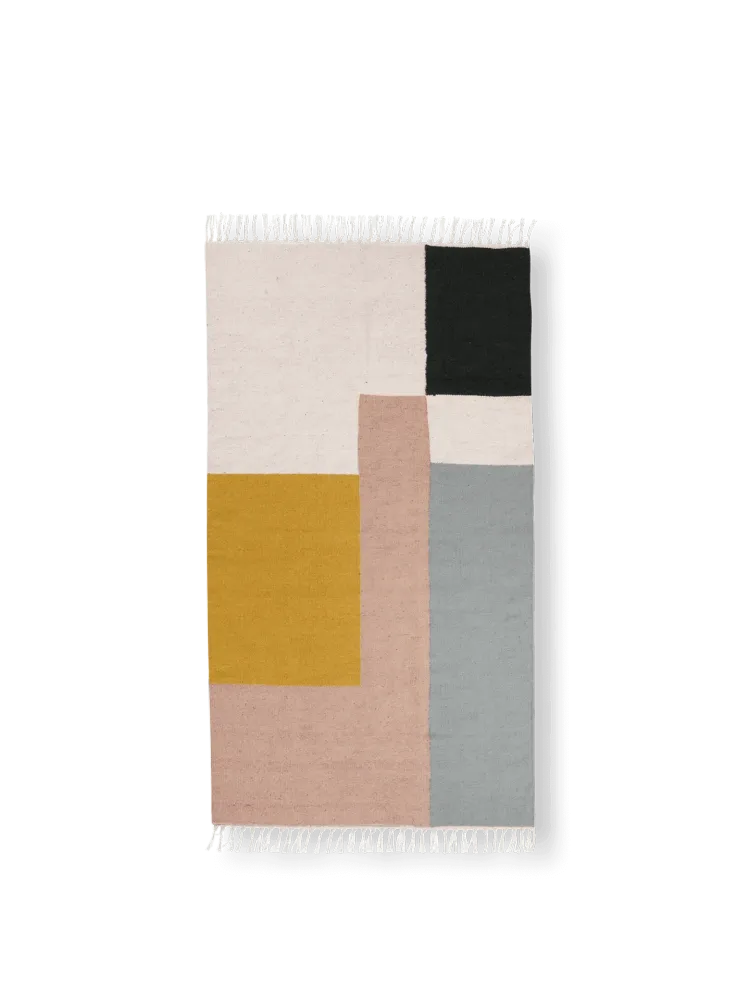 Kelim Rug - Medium - Squares Ferm Living - DK