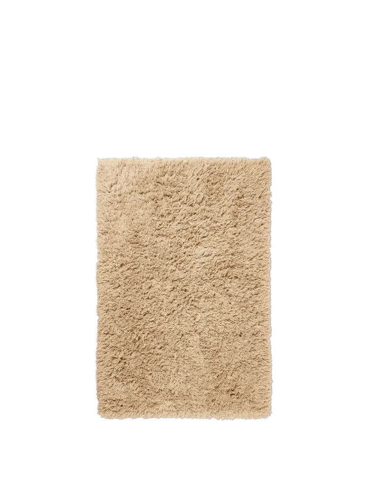 Meadow High Pile Rug - Light Sand 140 Ferm Living - DK