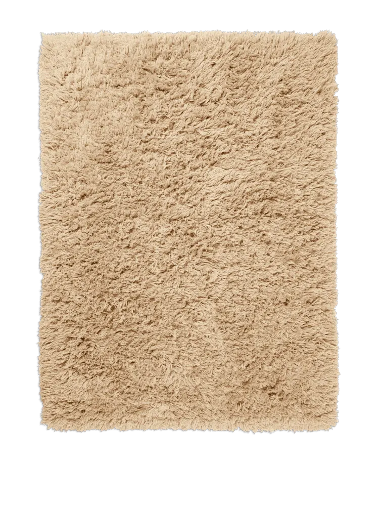 Meadow High Pile Rug - Light Sand 140 Ferm Living - DK