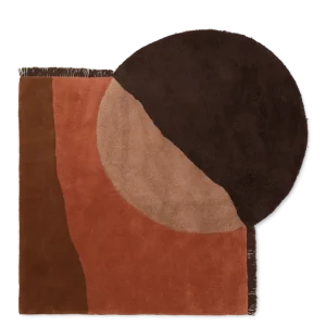 View Tufted Rug - Red Brown Ferm Living - DK