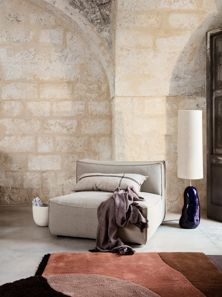 View Tufted Rug - Red Brown Ferm Living - DK