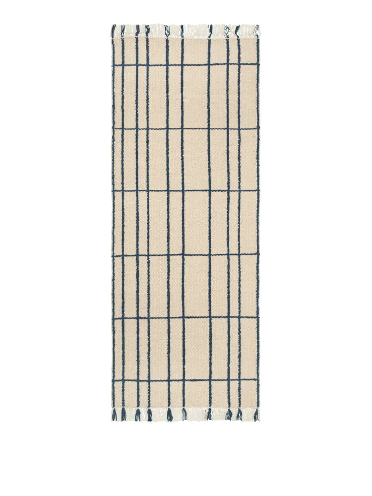 Sen Runner - Parchment/Indigo