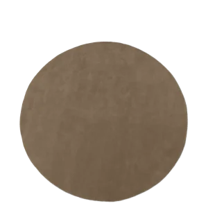 Stille Tufted Rug - Round - Ash Brown