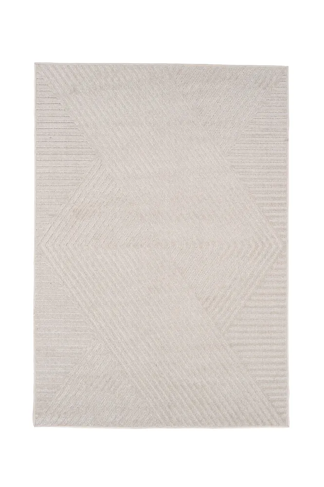 Aron tæppe - Snow Navy Stripe 80x250