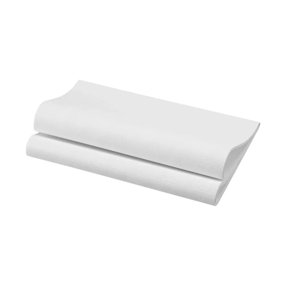 Middagsserviet, 1/4 Fold, 3-lags, 40x40, Alabast, Dunisoft, ( 60 stk )