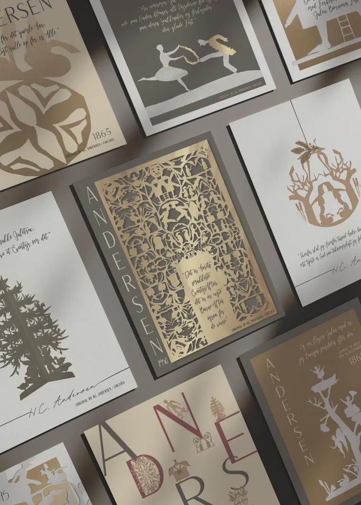 H.C. Andersen - Julepyntet ChiCura Living, Art & Frames
