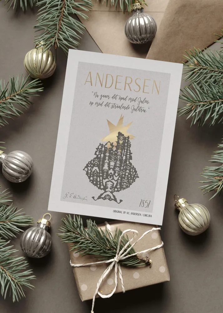 H.C. Andersen - Strålende Juletræ ChiCura Living, Art & Frames