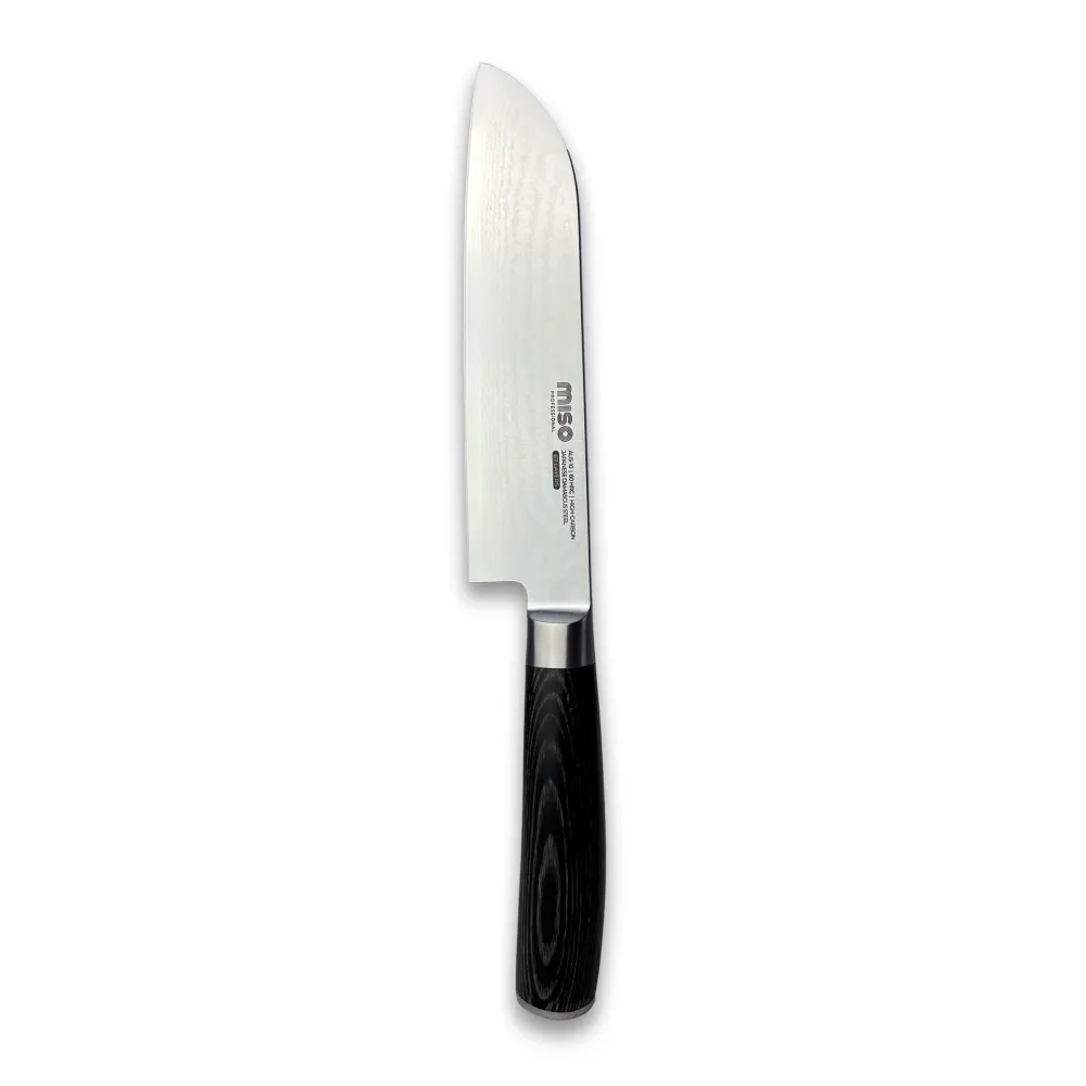 Miso Cookware - Damascus Industrial Santokukniv - 18 cm / 7"