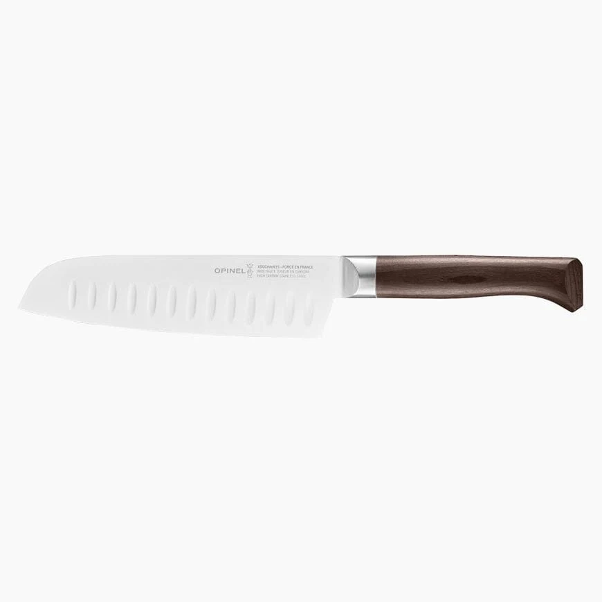 Opinel Les Forges fuldsmedet Santoku kniv med bøgeskaft