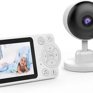 Babyalarm 2,8” Skærm – Trådløs uden WiFi, Nattesyn & 2-vejs Lyd