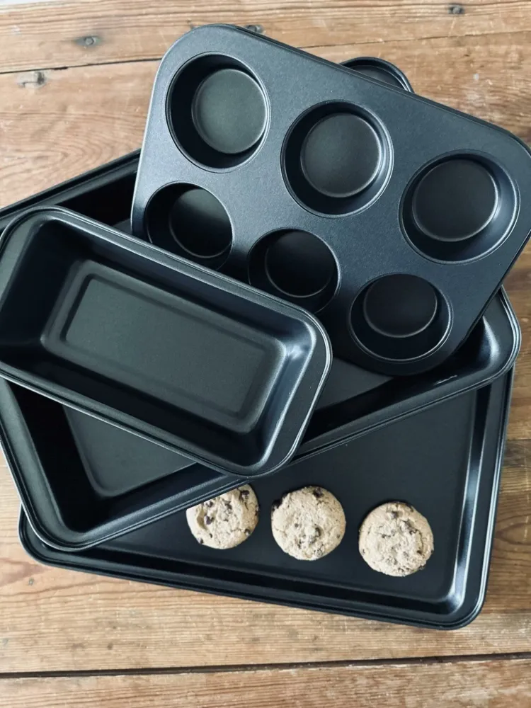 Bradepander og forme – Sæt af 4 stk Non Stick
