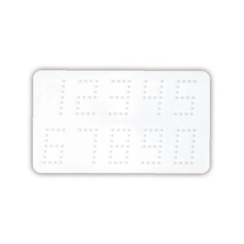 Hama Perleplade Midi - Tallene 0-9 - Snow - 9,5x16 cm (273)