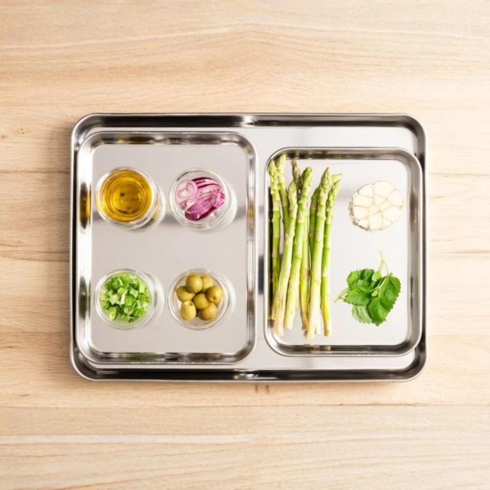 Maku - Gastro bakke 40x30 cm rustfrit metal