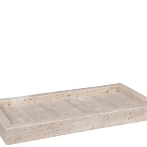 Travertin bakke - taupe - 30,5x15