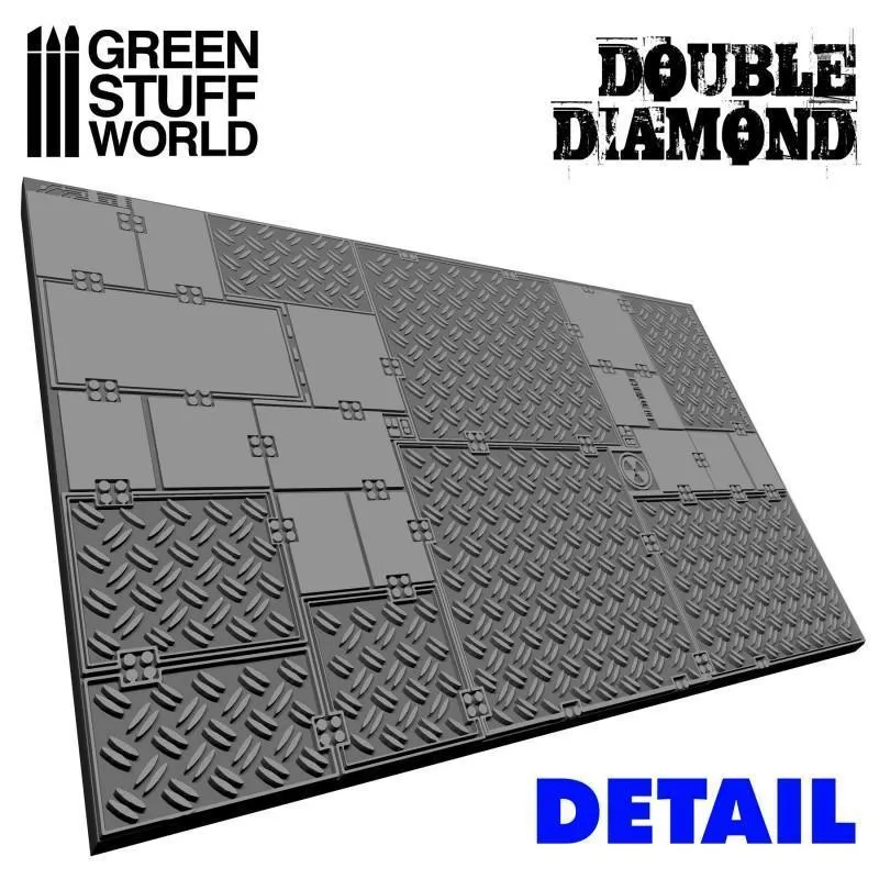 Rolling Pin - Double Diamond