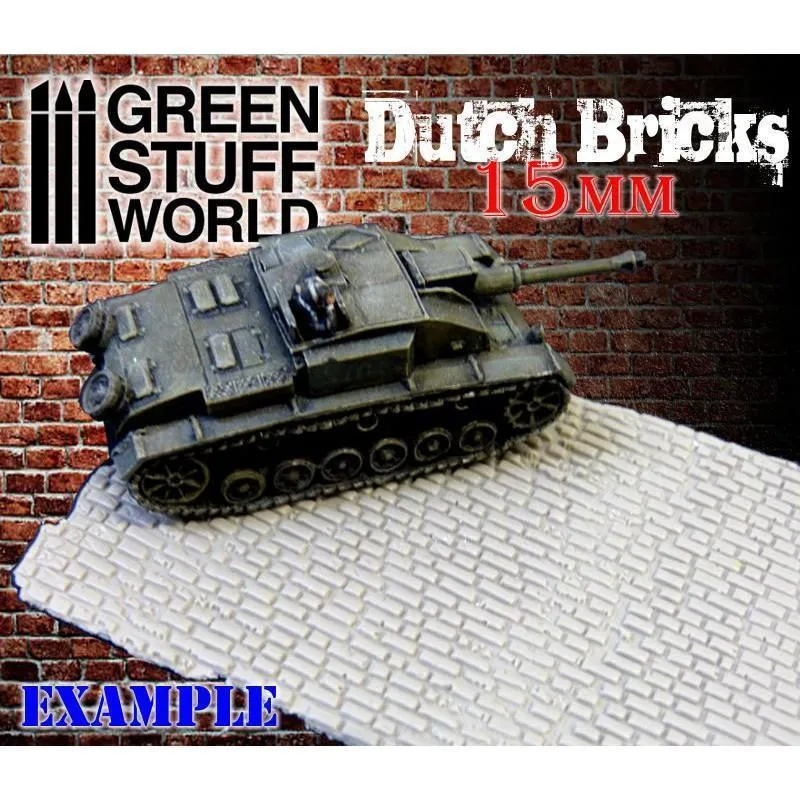 Rolling Pin - Dutch Bricks 15mm