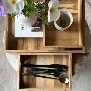 Bakke Teak - Sæt af 3 stk.