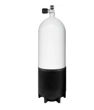 Dykkerflaske Metal 20 Liter 232 bar 204mm med Monoventil