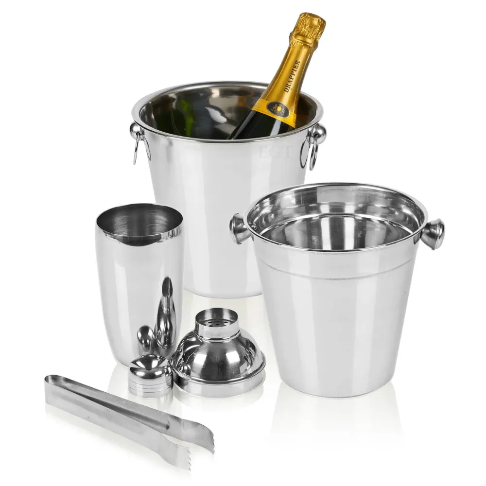 Excellent Houseware - Barsæt 4 Dele. rustfrit hardened Shatterproof Guarantee