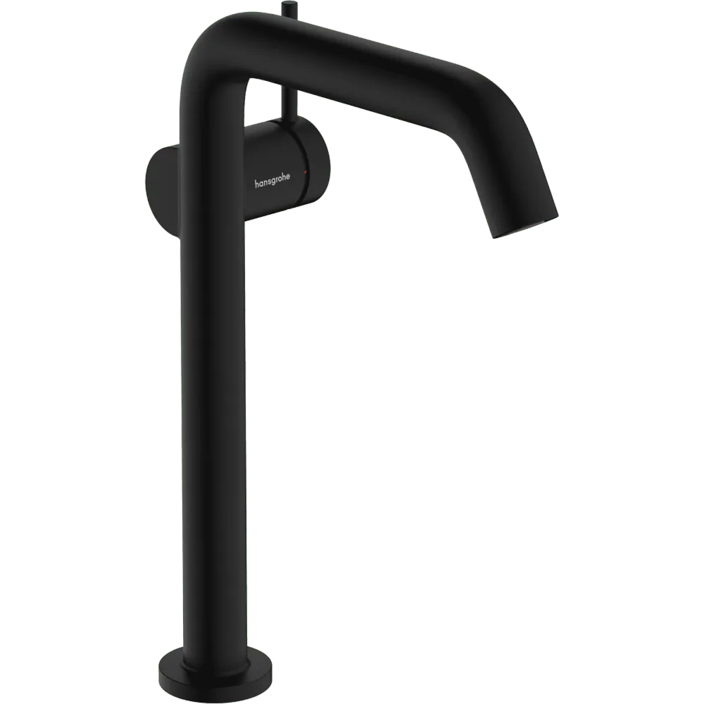 Hansgrohe Tecturis S 1-grebs håndvaskarmatur 240 Fine CoolStart med push-open bundventil – mat midnight