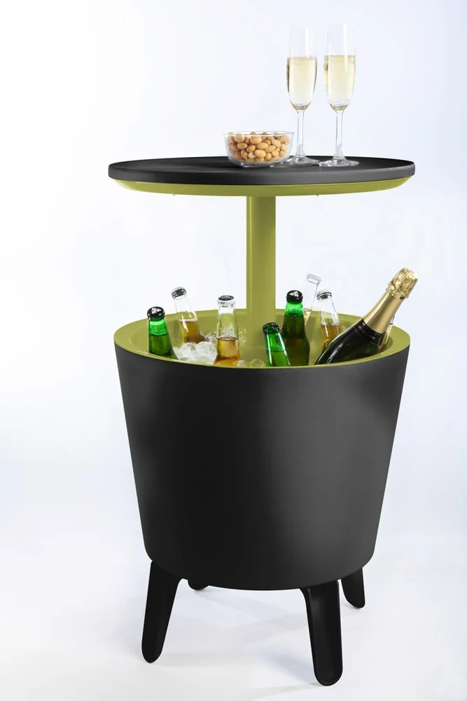 Keter drinks køler antracit/grøn Ø50cm 30L