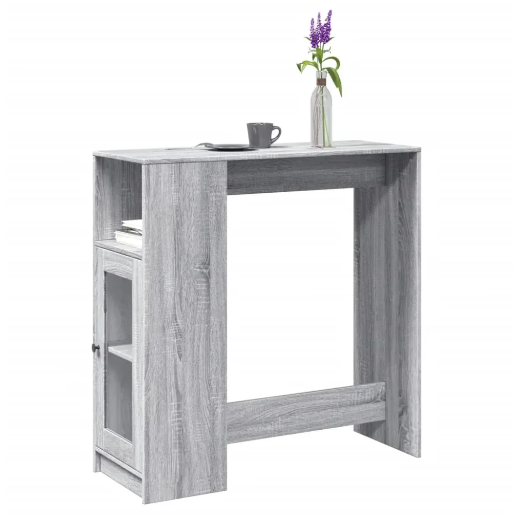 Barbord Med Stativer 101X40X103,5 Cm Udviklet Træ Brun