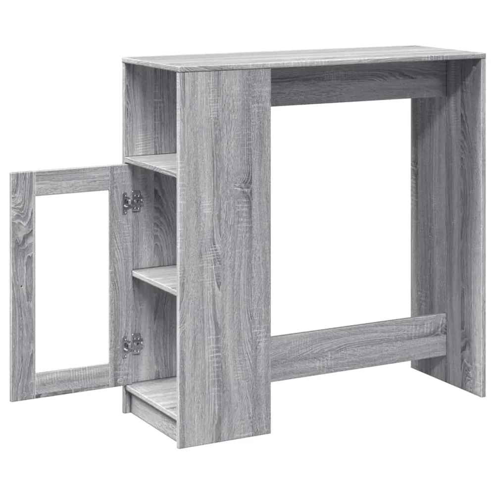 Barbord Med Stativer 101X40X103,5 Cm Udviklet Træ Brun