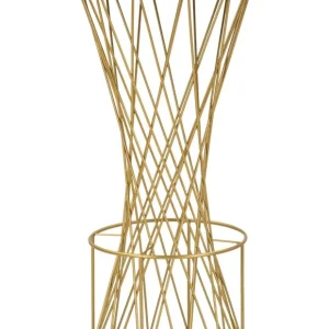 Glam barbord i guldfarve i jern og glas – 70x103 cm