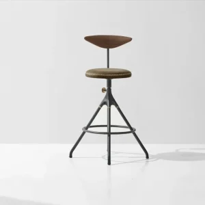 Akron Counter Stool Backrest Charred