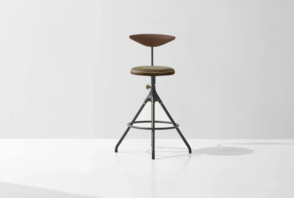 Akron Counter Stool Backrest Charred